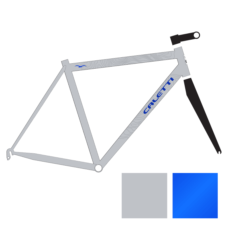 Classic Bike Finish - Topo - Blue