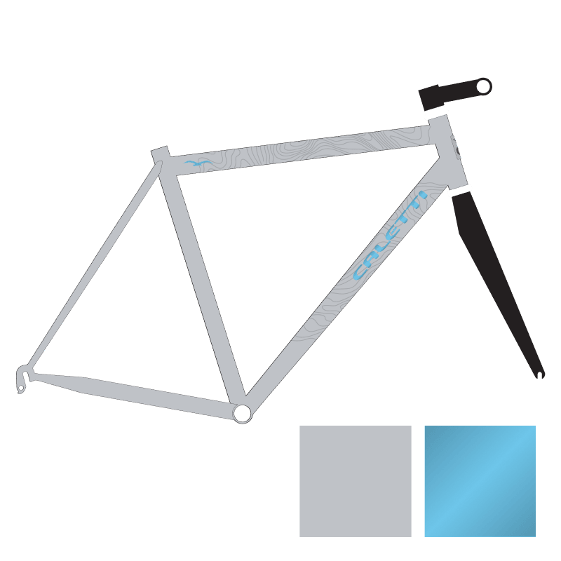 Classic Bike Finish - Topo - Light Blue